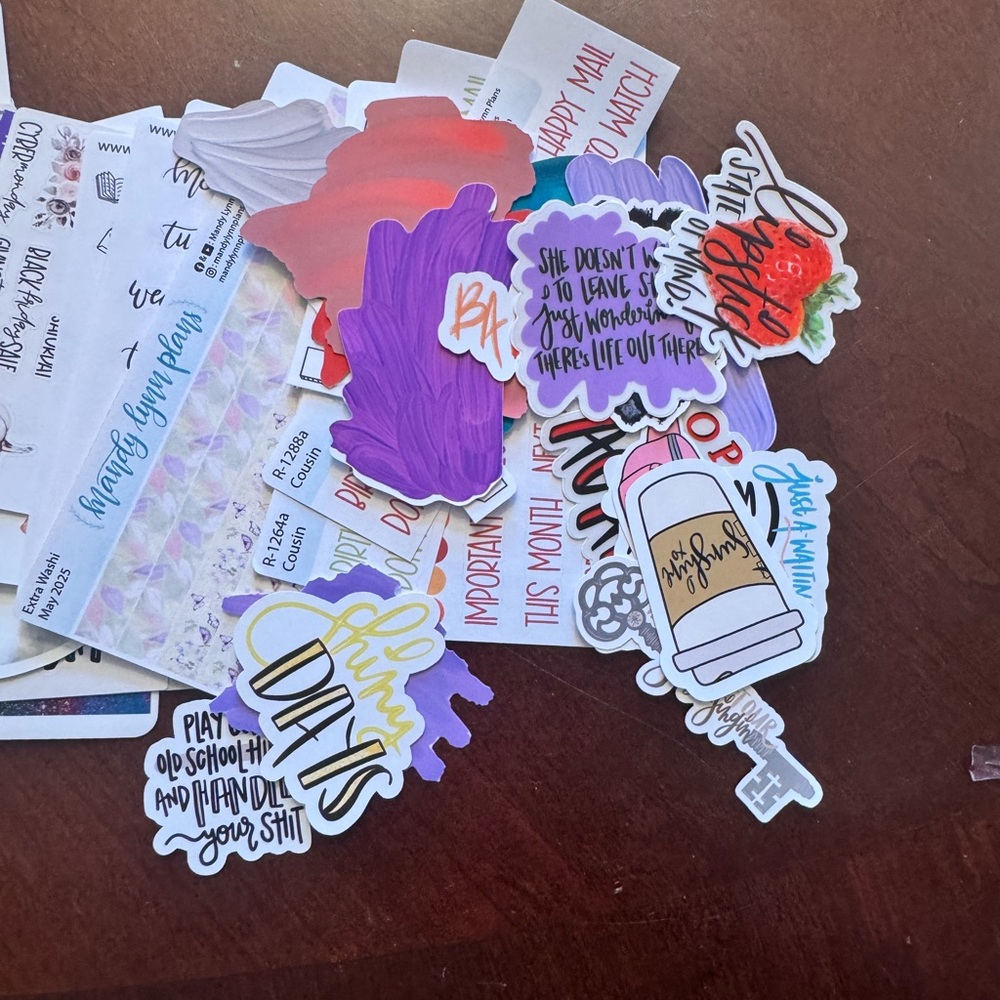 Assorted Planner Sticker Bags, Junk Journal, Scrapbooking Stickers - Picture 5 of 5